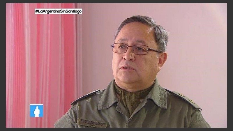 Méndez habló con PPT. Es el jefe del Escuadrón 35 de El Bolsón. 