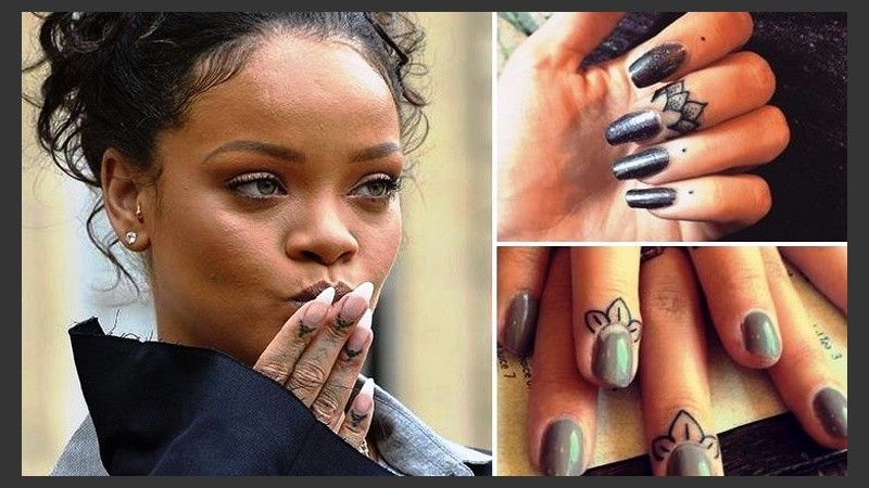La cantante Rihanna fue una de las primeras en lucir esta moda.