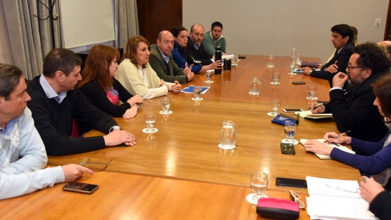 El encuentro realizado en el salón Belgrano del Palacio Municipal.