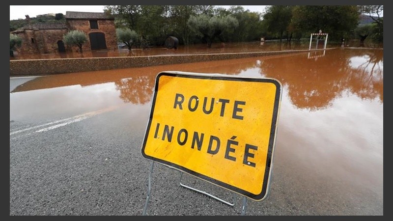 El sur de Francia sufre inundaciones.