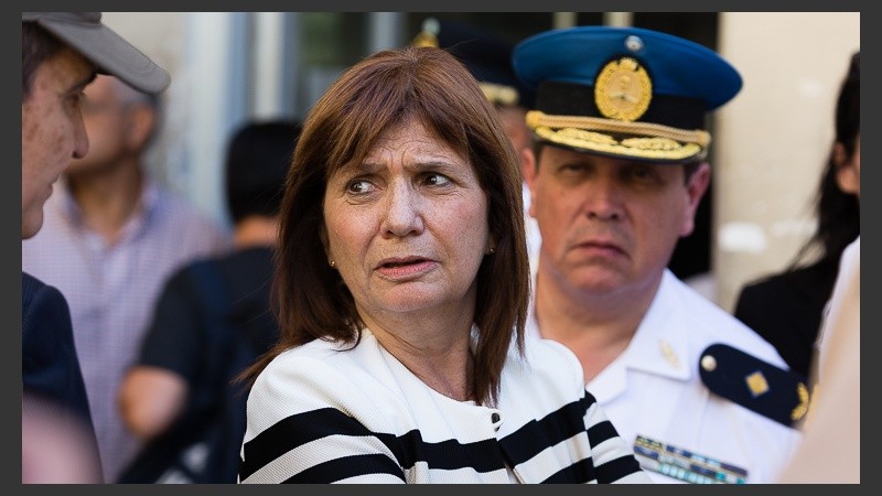 La ministra de Seguridad, Patricia Bullrich.