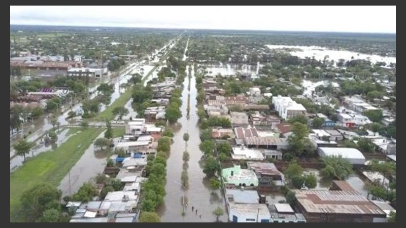 Las lluvias afectaron zonas rurales y urbanas en Chaco.