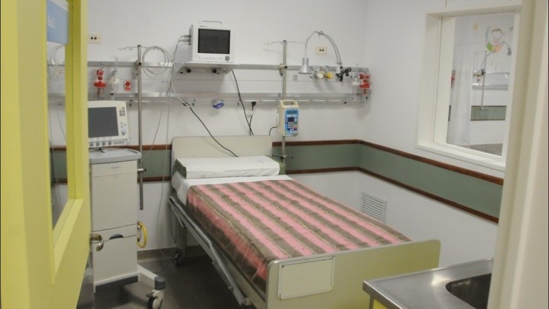 Una cama del hospital Vilela.