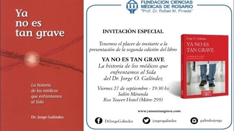El libro se relanzará el viernes 27 de septiembre, a las 19.30, en Rosario.