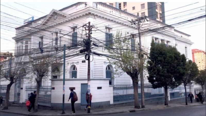 Embajada argentina en La Paz. 