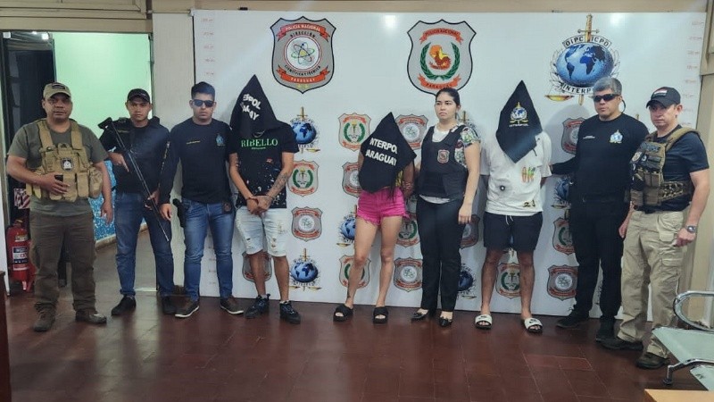 Interpol y la Policía de Paraguay coordinaron el operativo en Asunción.