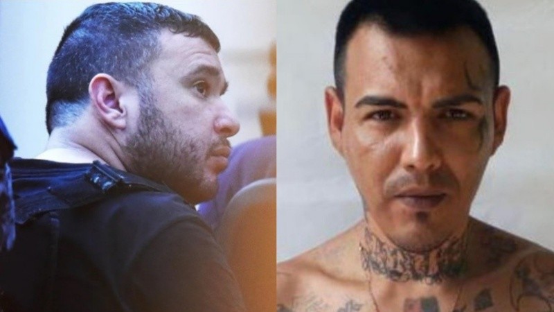 Alvarado (izquierda) y Mansilla (derecha) actualmente están alojados en la cárcel federal de Ezeiza.