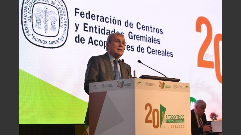 Fernando Rivara, presidente de la Federación de Centros Acopiadores.