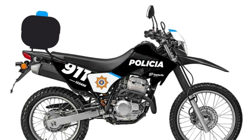 La Honda XR será la moto de los agentes que patrullan en moto.