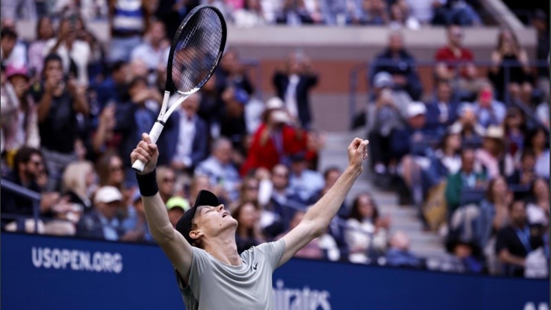 Sinner, de 23 años, ganó su segundo título de Grand Slam.