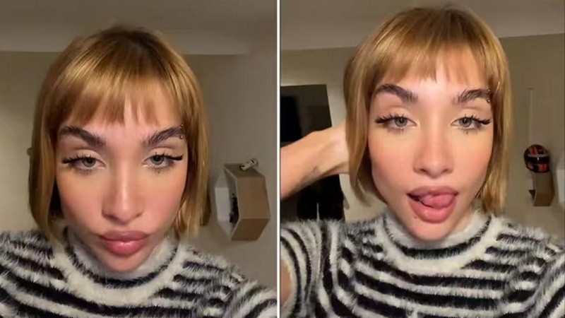 Becerra se sumó a la tendencia de un un audio viral que suele utilizarse en TikTok para compartirle a los internautas el 