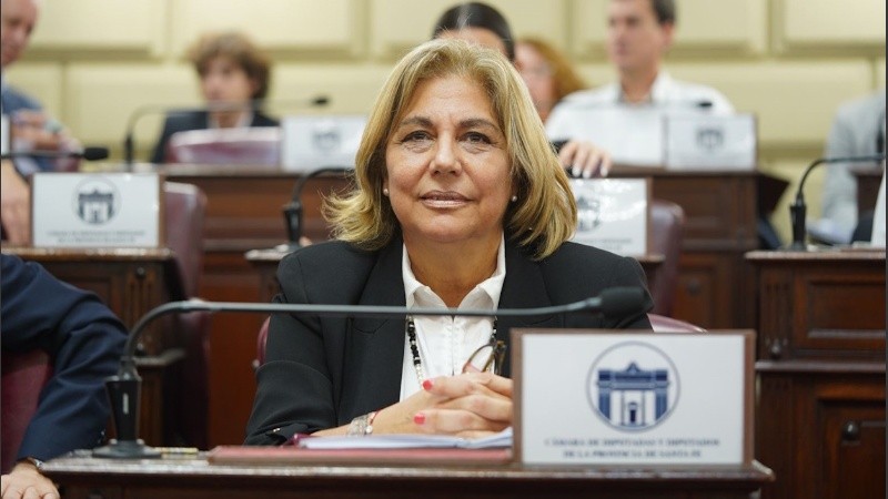 La ex ministra de Salud y actual diputada provincial Sonia Martorano.