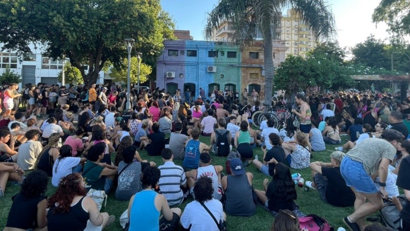 La asamblea de este miércoles en Rosario.