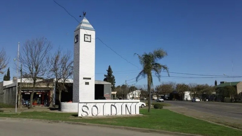 Soldini, un pequeño pueblo de 3.700 habitantes ubicado a 15 kilómetros de Rosario.