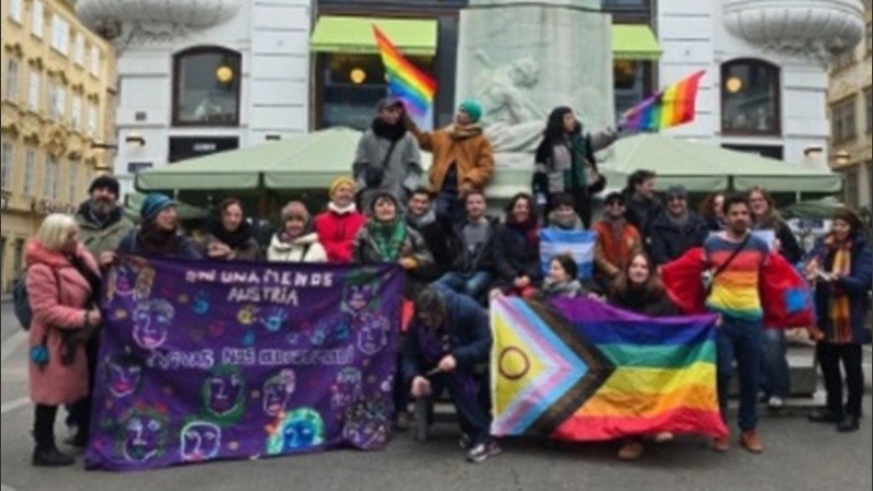 Movilización antifascista en Viena.