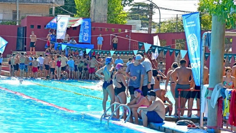 Una postal del verano en Rosario.