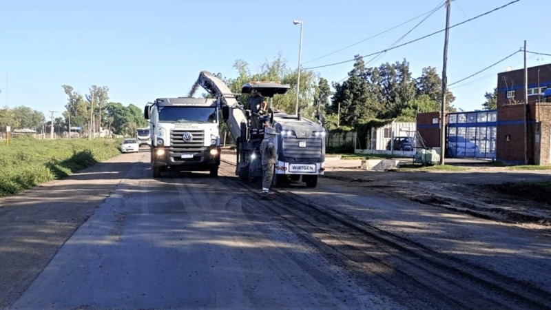 Vialidad Nacional realiza tareas de mantenimiento en rutas del sur santafesino.