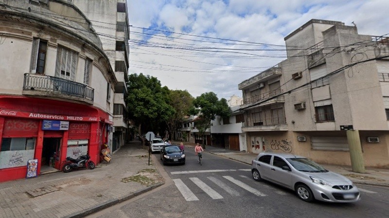 La zona en la que fue hallado el hombre sin vida.