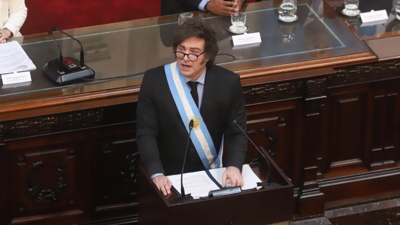 Centralidad absoluta del presidente en la inauguración de las sesiones ordinarias del Congreso.