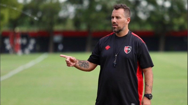 El Ogro Fabbiani ya prepara el partido del domingo que viene ante Belgrano.