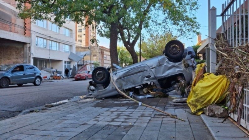 Las autoridades se encontraban abocadas a las tareas de saneamiento y asistencia a evacuados.