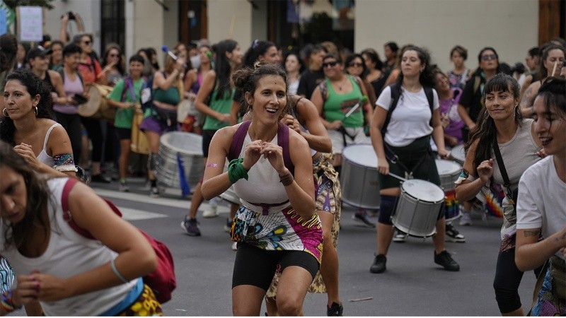 Con un clima más amigable, las mujeres protagonizan su ya tradicional movilización.