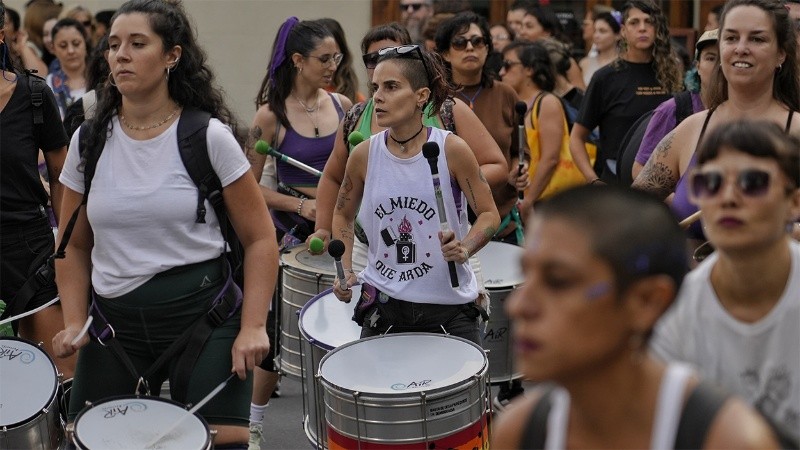 Con un clima más amigable, las mujeres protagonizan su ya tradicional movilización.