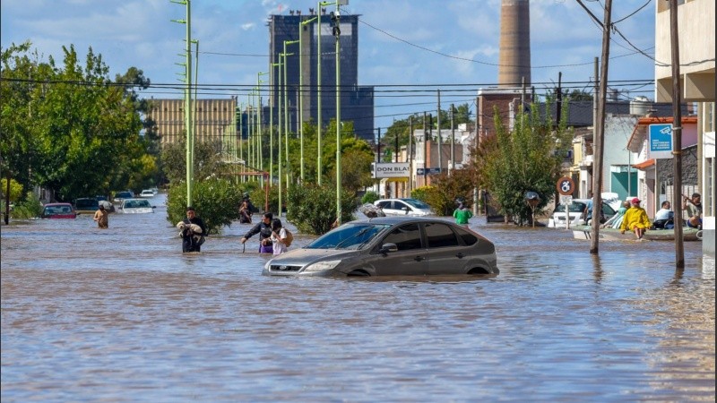 Las imágenes de la catástrofe en Bahía Blanca.