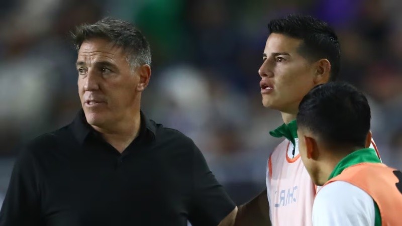 Berizzo y James Rodríguez tenían todas sus esperanzas puestas en el Mundial de Clubes.