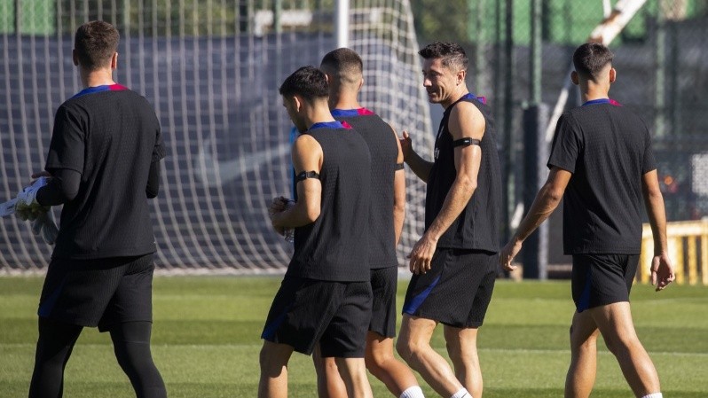 Entrenamiento del FC Barcelona